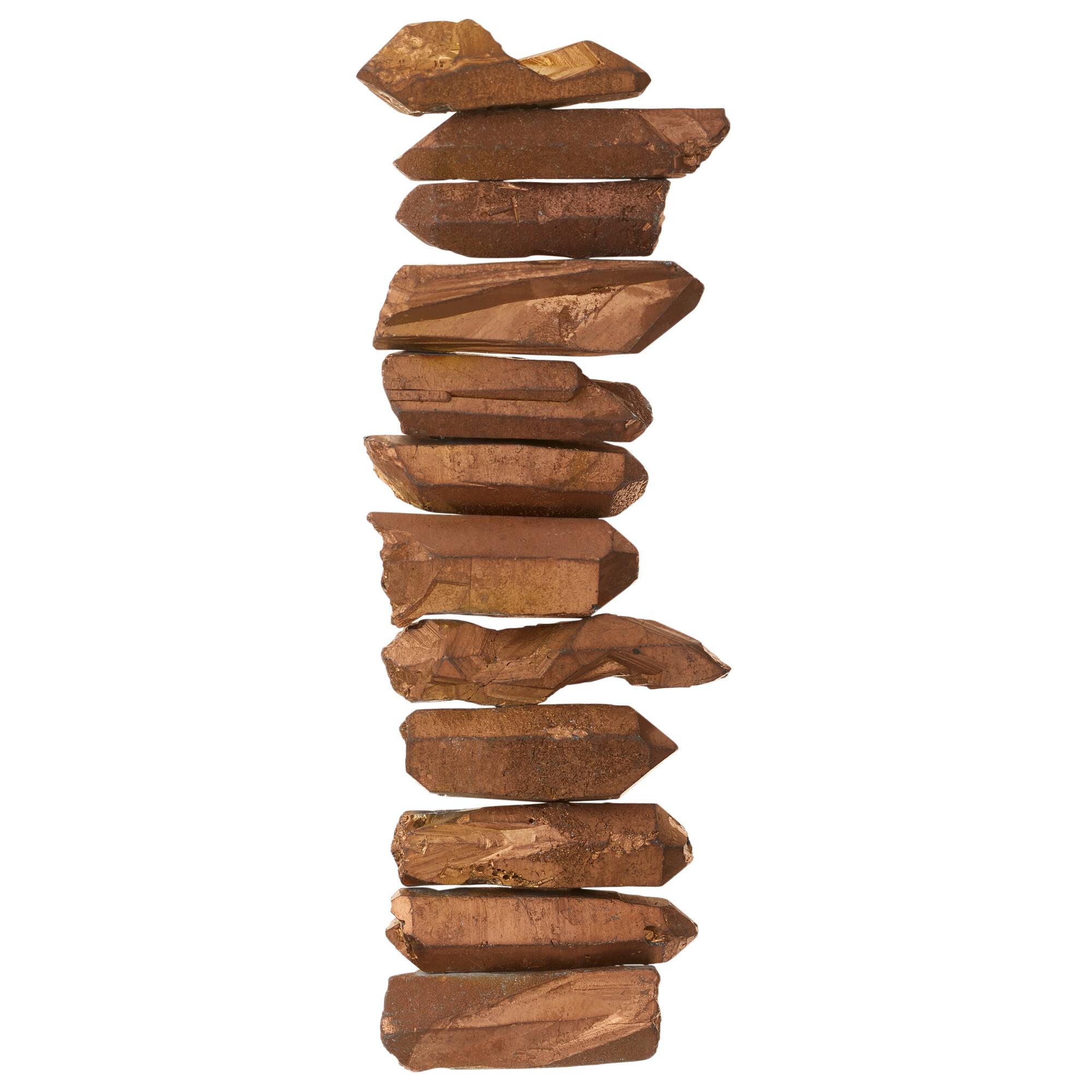 Bronze Luster Crystal Quartz Stick Beads by Bead Landing™